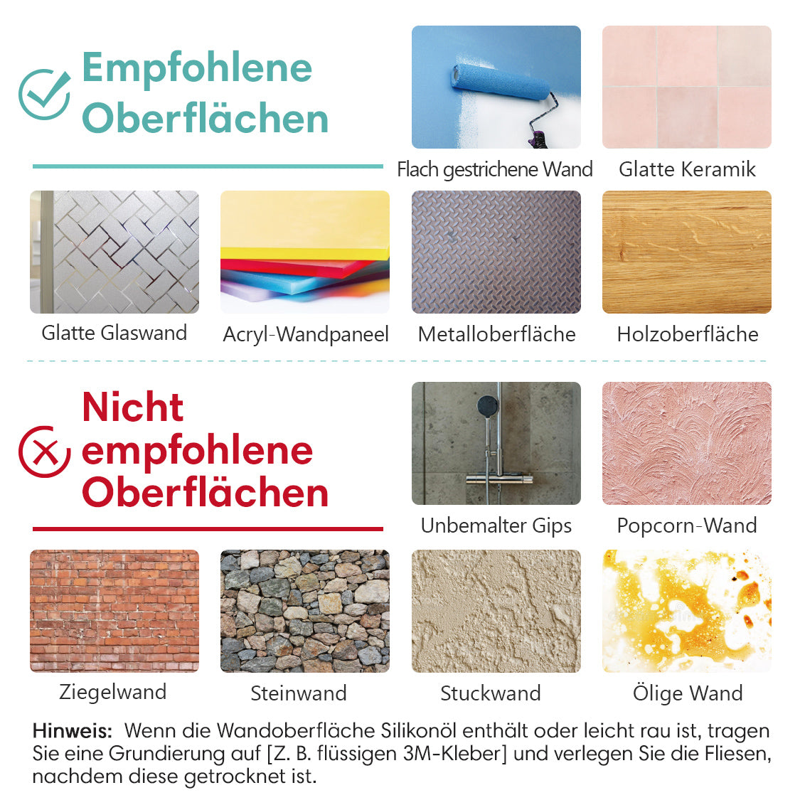 3D Wandpaneele selbstklebend in grauer Feldstein-Optik