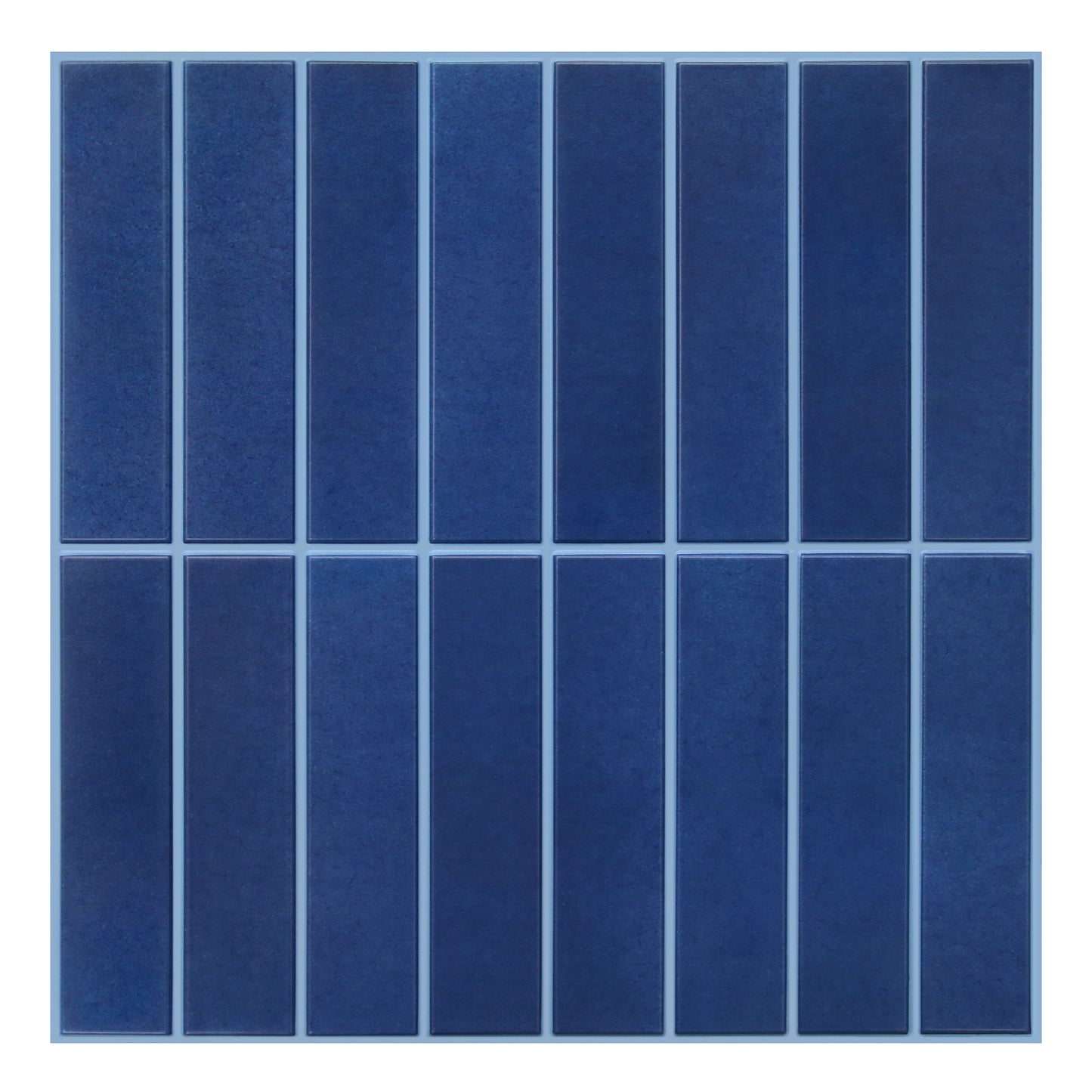 3D Klebefliesen Dunkelblau Linear Mosaik