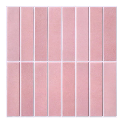 3D Klebefliesen Rosa Linear Mosaik