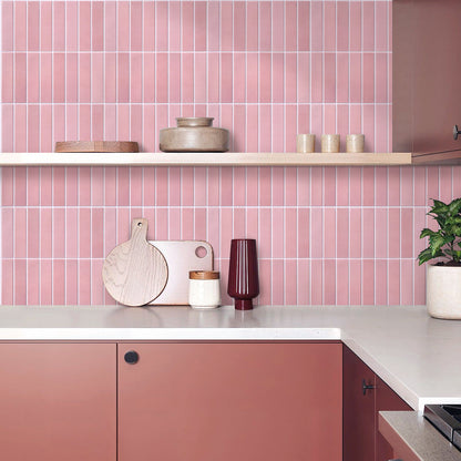 3D Klebefliesen Rosa Linear Mosaik