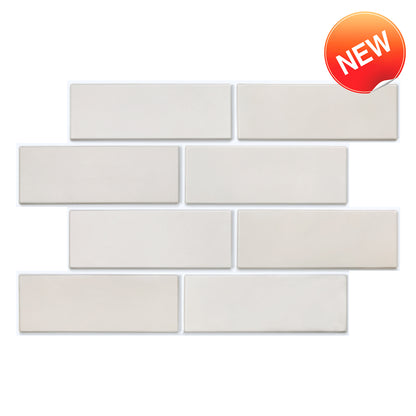 3D Metro Fliesen Beige Klebefliesen selbstklebend