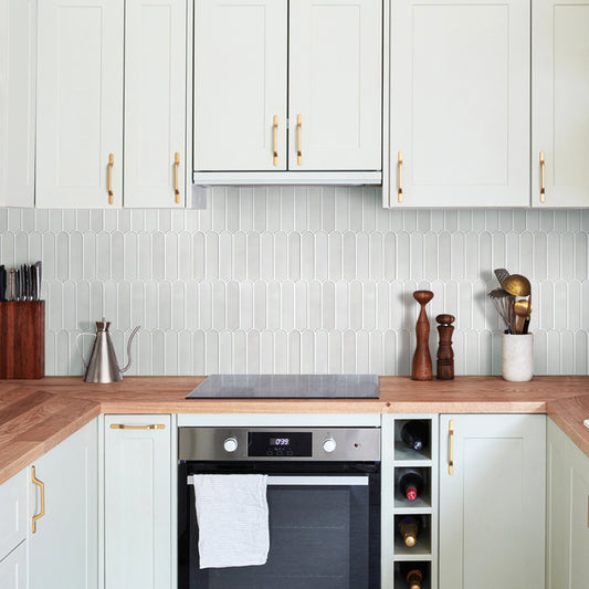 3D Selbstklebende Wandfliesen – Fischschuppenoptik Nebelgrau