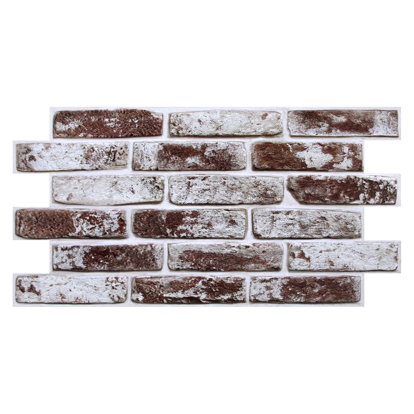 3D Wandpaneele Großformat – Kaffeebraune Ziegeloptik Selbstklebend