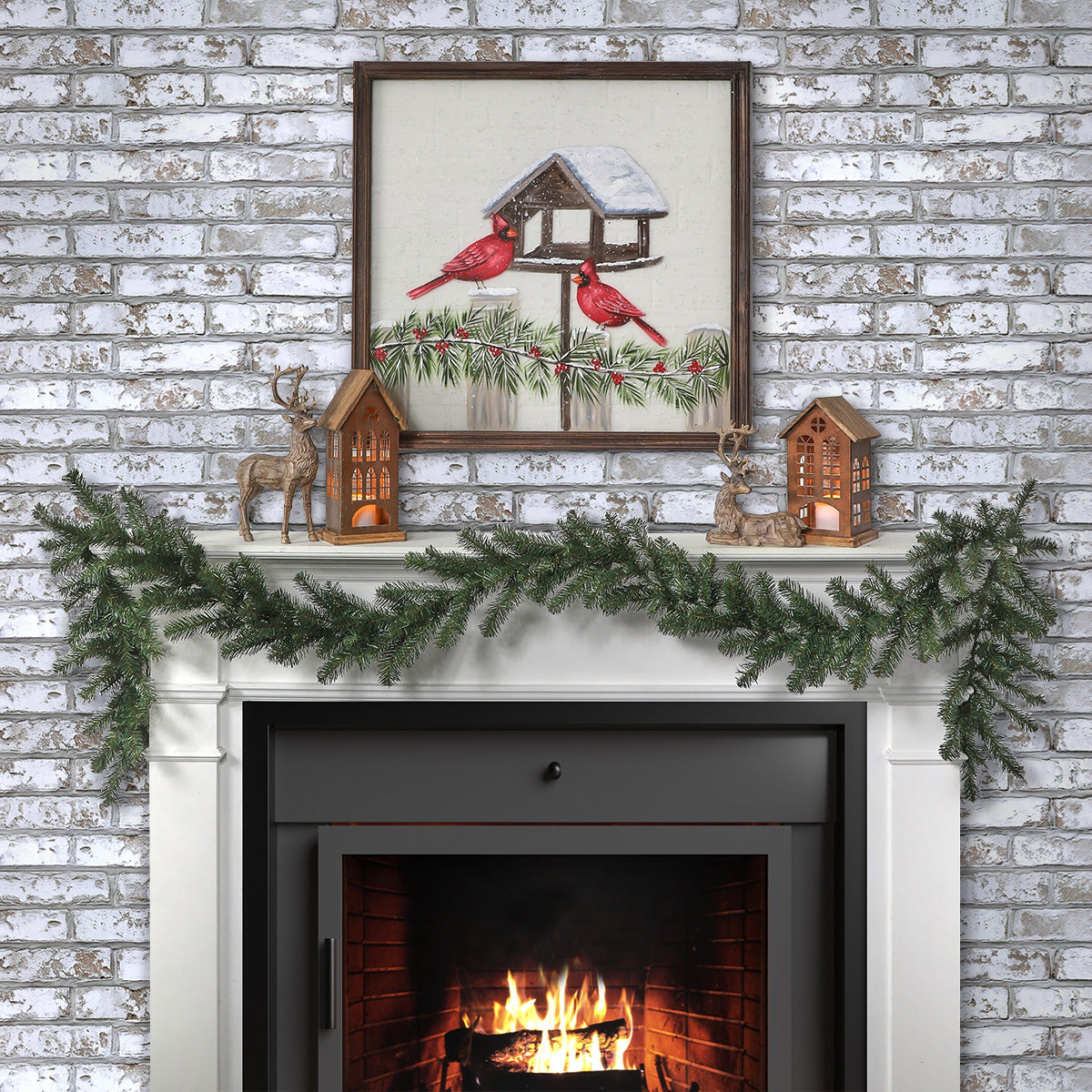 3D Wandpaneele Großformat – Rustikale Whitewash Ziegeloptik Selbstklebend