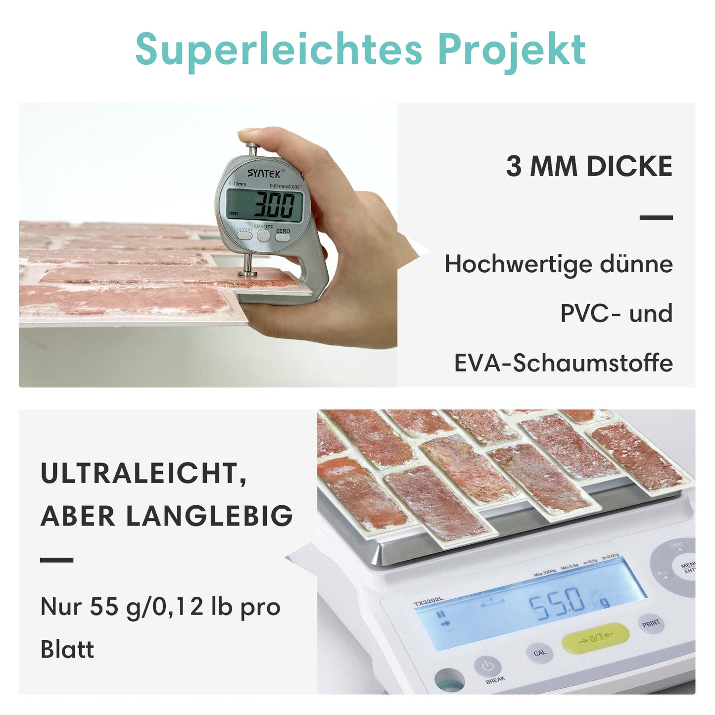 3D Wandpaneele Selbstklebend – Alte Rote Rustikale Ziegeloptik