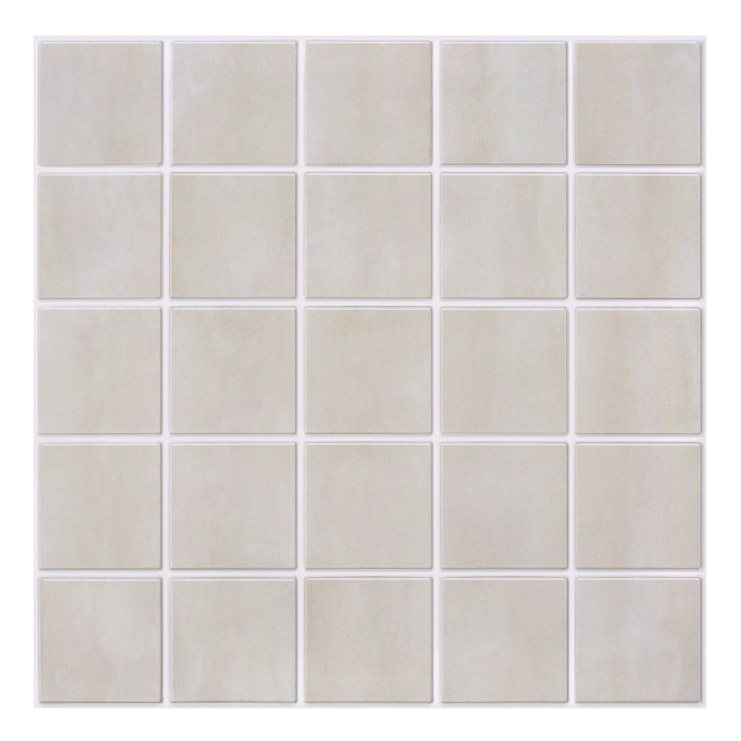 3D Wandpaneele selbstklebend Quadratisch Beige
