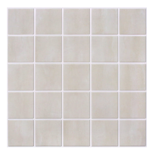 3D Wandpaneele selbstklebend Quadratisch Beige