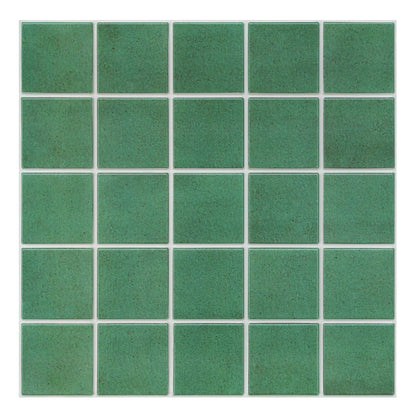 3D Wandpaneele selbstklebend Quadratisch Grün