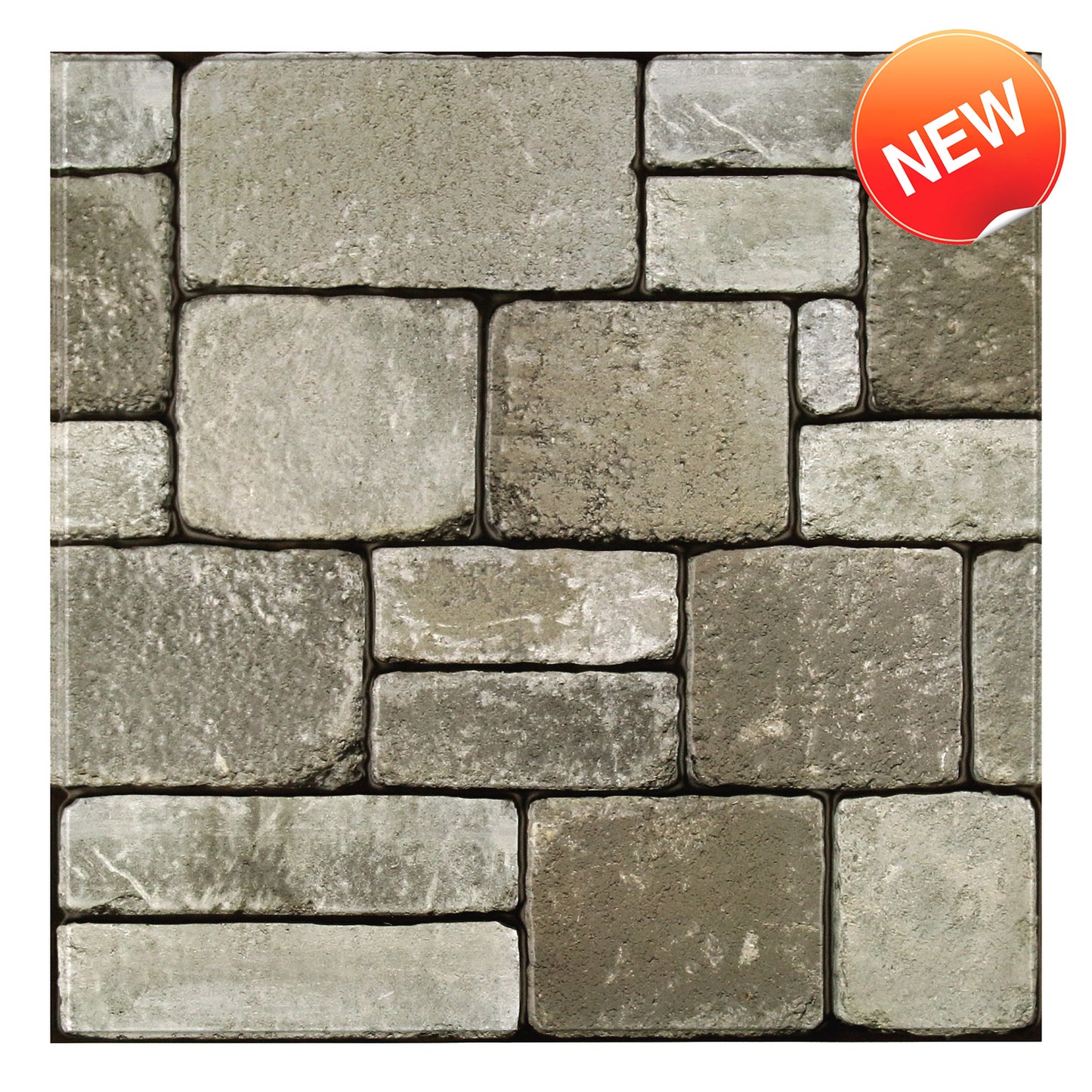 3D Wandpaneele selbstklebend Steinoptik Ashlar