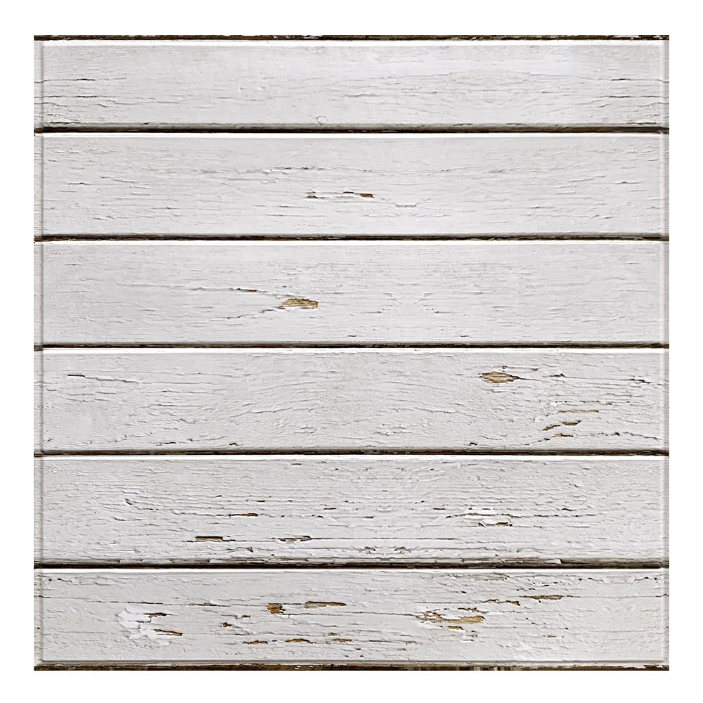 3D Wandpaneele selbstklebend Weiß Holzoptik
