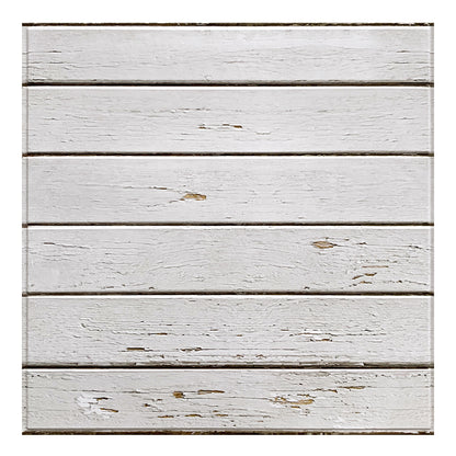 3D Wandpaneele selbstklebend Weiß Holzoptik