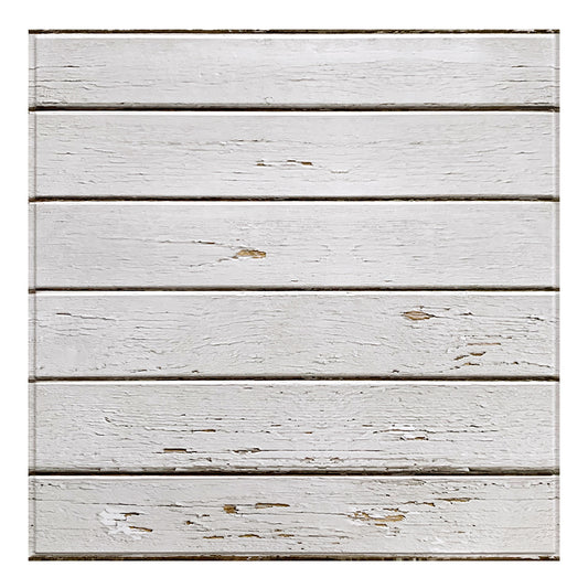 3D Wandpaneele selbstklebend Weiß Holzoptik