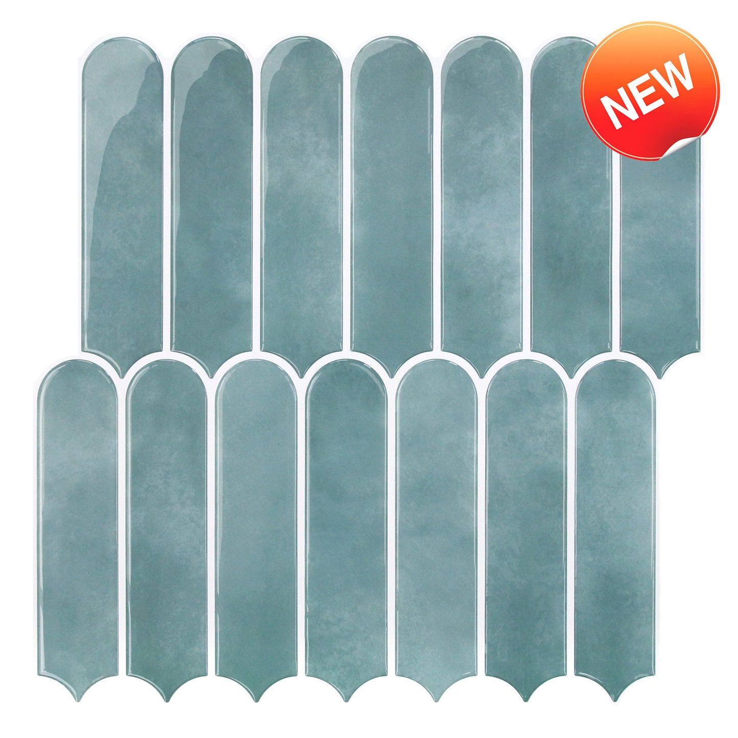 Fischschuppen Wandfliesen Selbstklebend – Ocean Mist Extra Dick