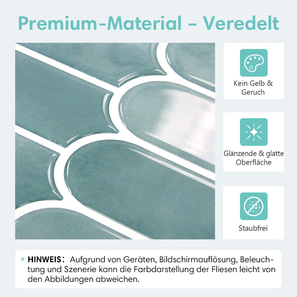 Fischschuppen Wandfliesen Selbstklebend – Ocean Mist Extra Dick
