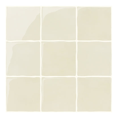 Selbstklebende Wandfliesen Beige Quadratisch-Extra Dick