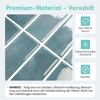 Selbstklebende Wandfliesen in Ocean Mist mit Linear